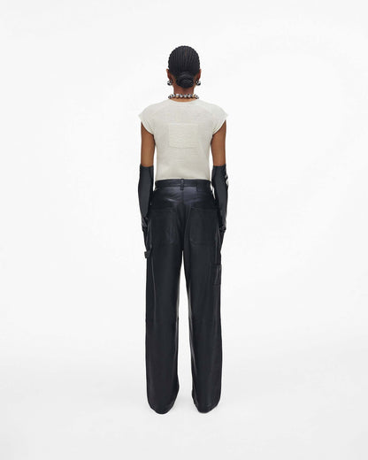 Oversized Leather Pant