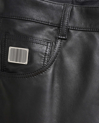 Oversized Leather Pant