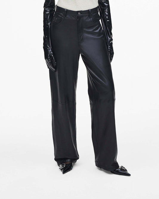 Oversized Leather Pant