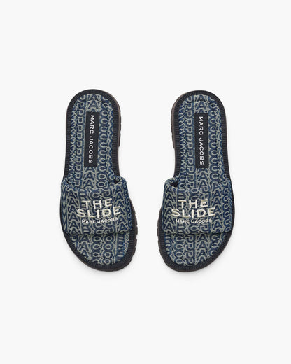 The Denim  Monogram Lug Sole Slide