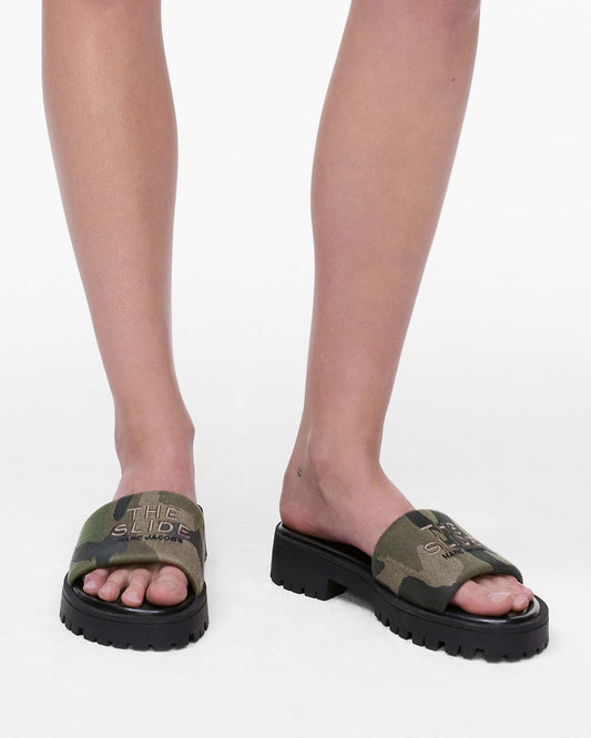 The Camo  Jacquard Lug Sole Slide