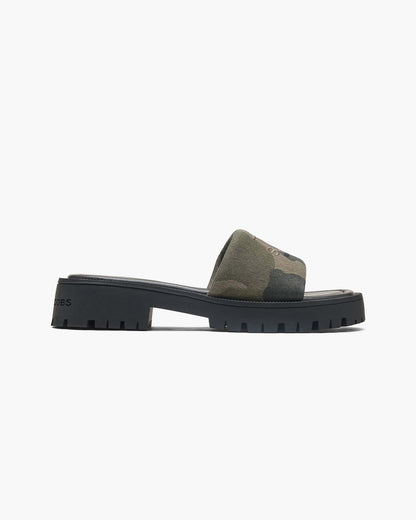 The Camo  Jacquard Lug Sole Slide