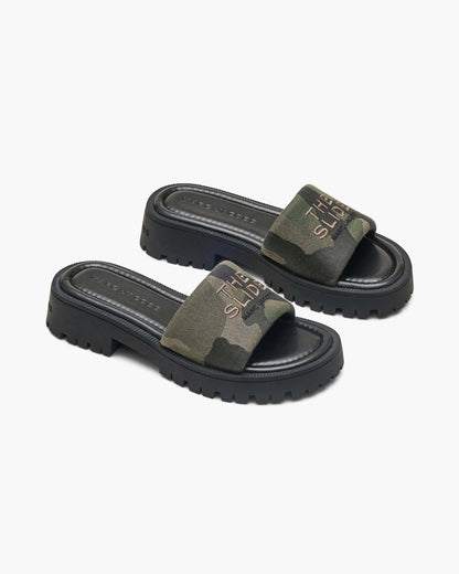 The Camo  Jacquard Lug Sole Slide