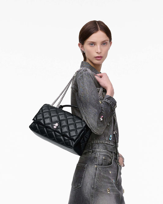 The Quilted  Dual Convertible Shoulder Bag