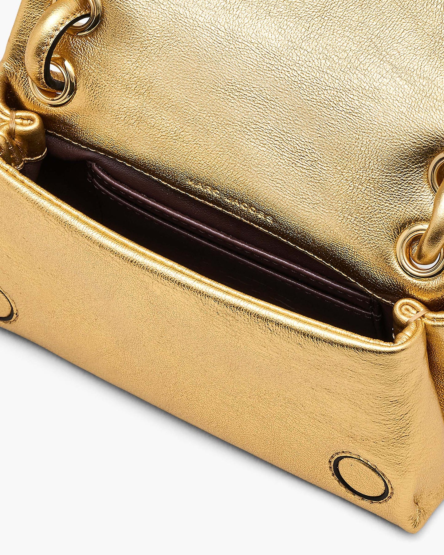 The Metallic  Micro Dual Bag