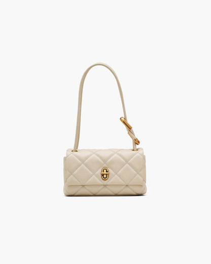 The Quilted  Mini Dual Shoulder Bag