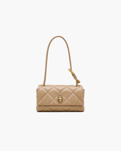 The Quilted  Mini Dual Shoulder Bag