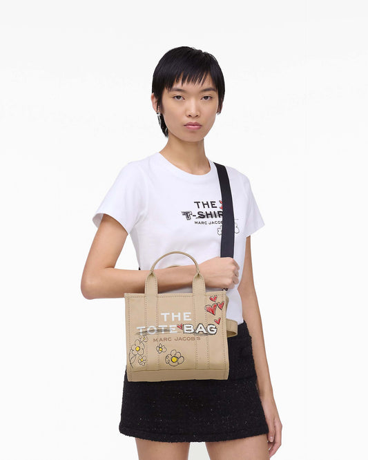 The Daisy  Doodle Canvas Small Tote Bag