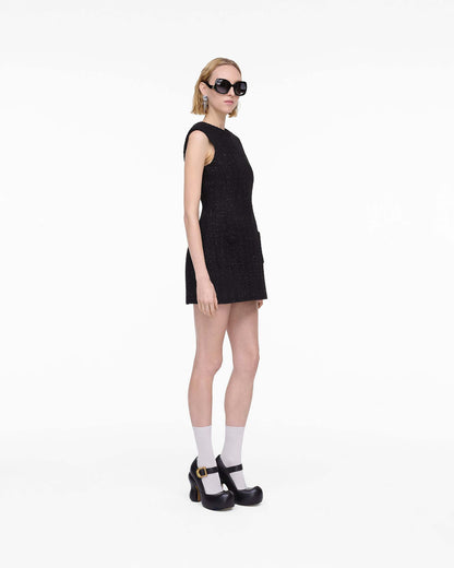 Sculptural Tweed Dress