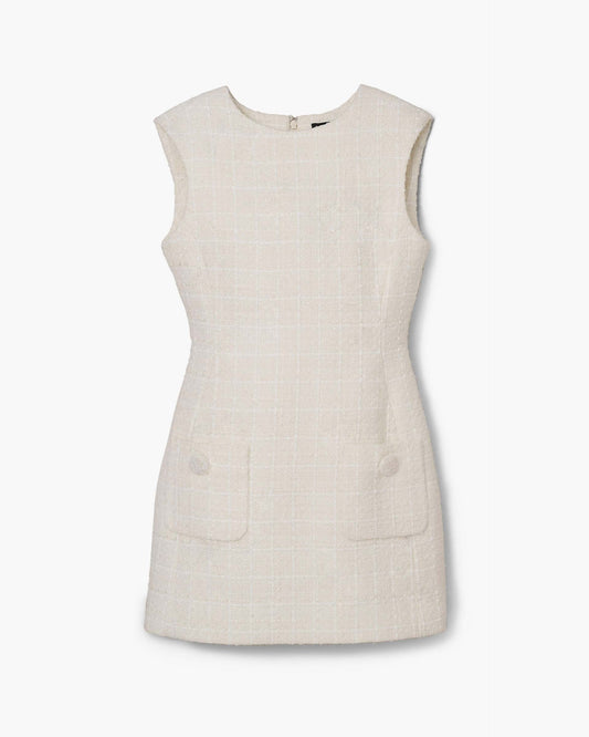 Sculptural Tweed Dress