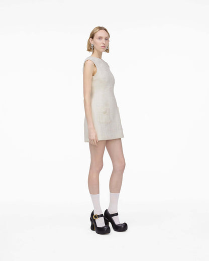 Sculptural Tweed Dress