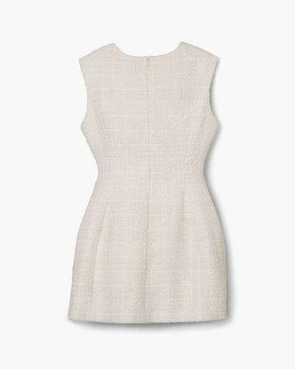 Sculptural Tweed Dress